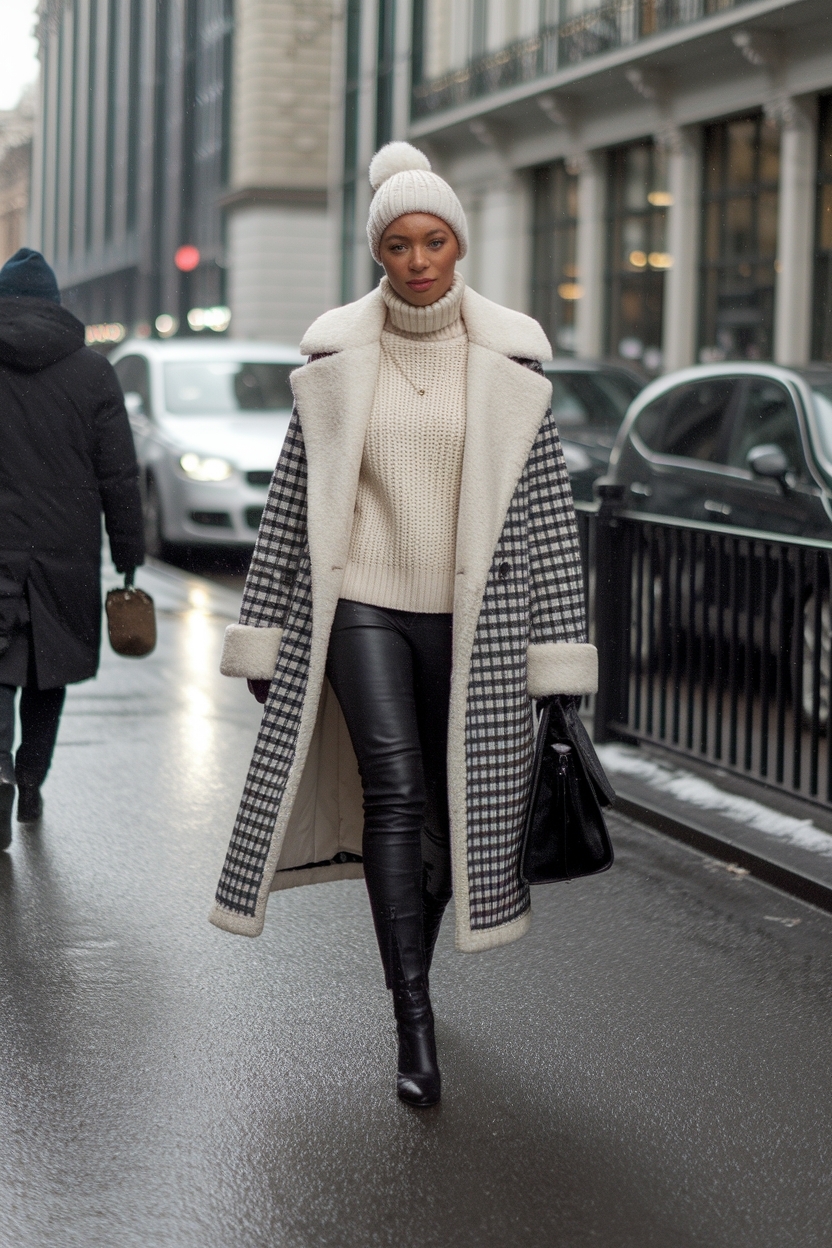 Winter Fashion Outfits Black Women for Cozy Chic outfit idea