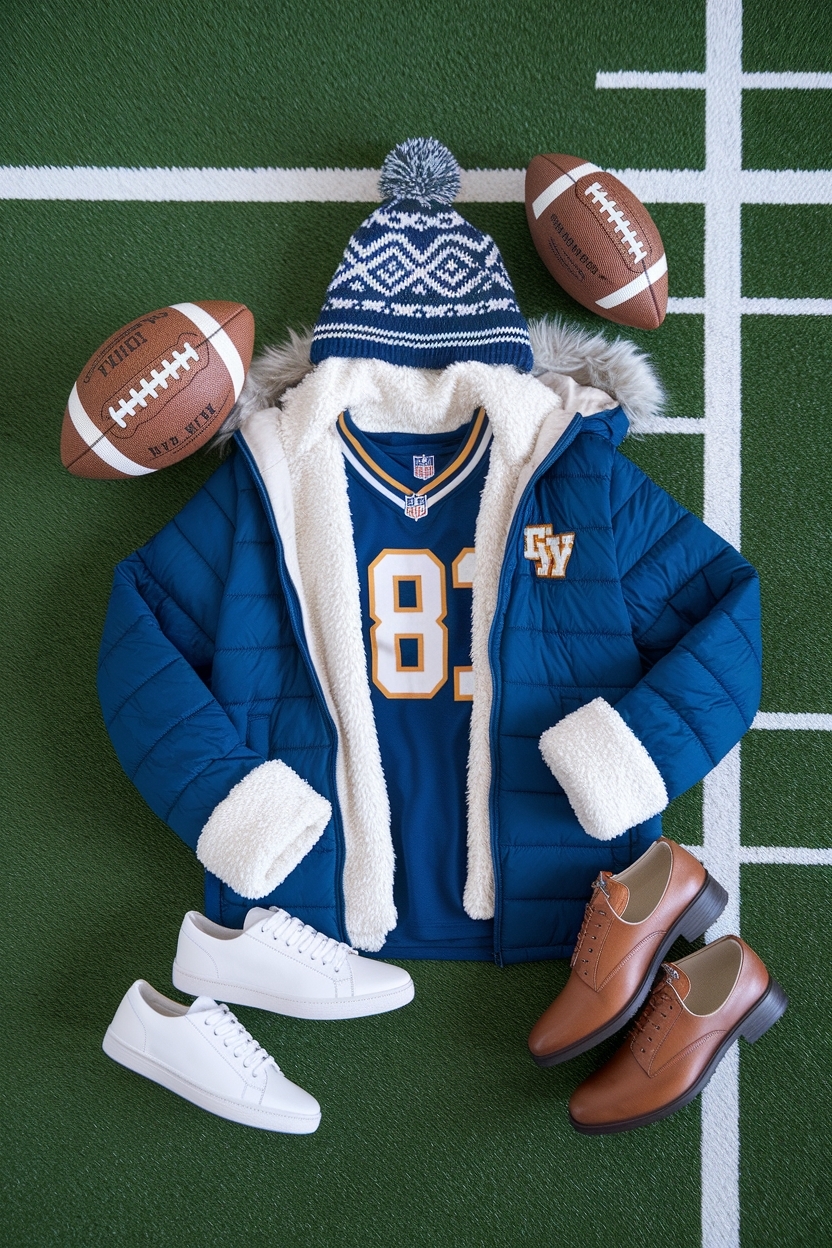 Winter Game Day Outfit Football: Score Big on Style outfit idea
