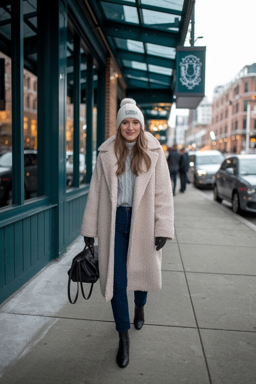 Winter Night Out Outfit Bar: Cozy Yet Chic Styles outfit idea