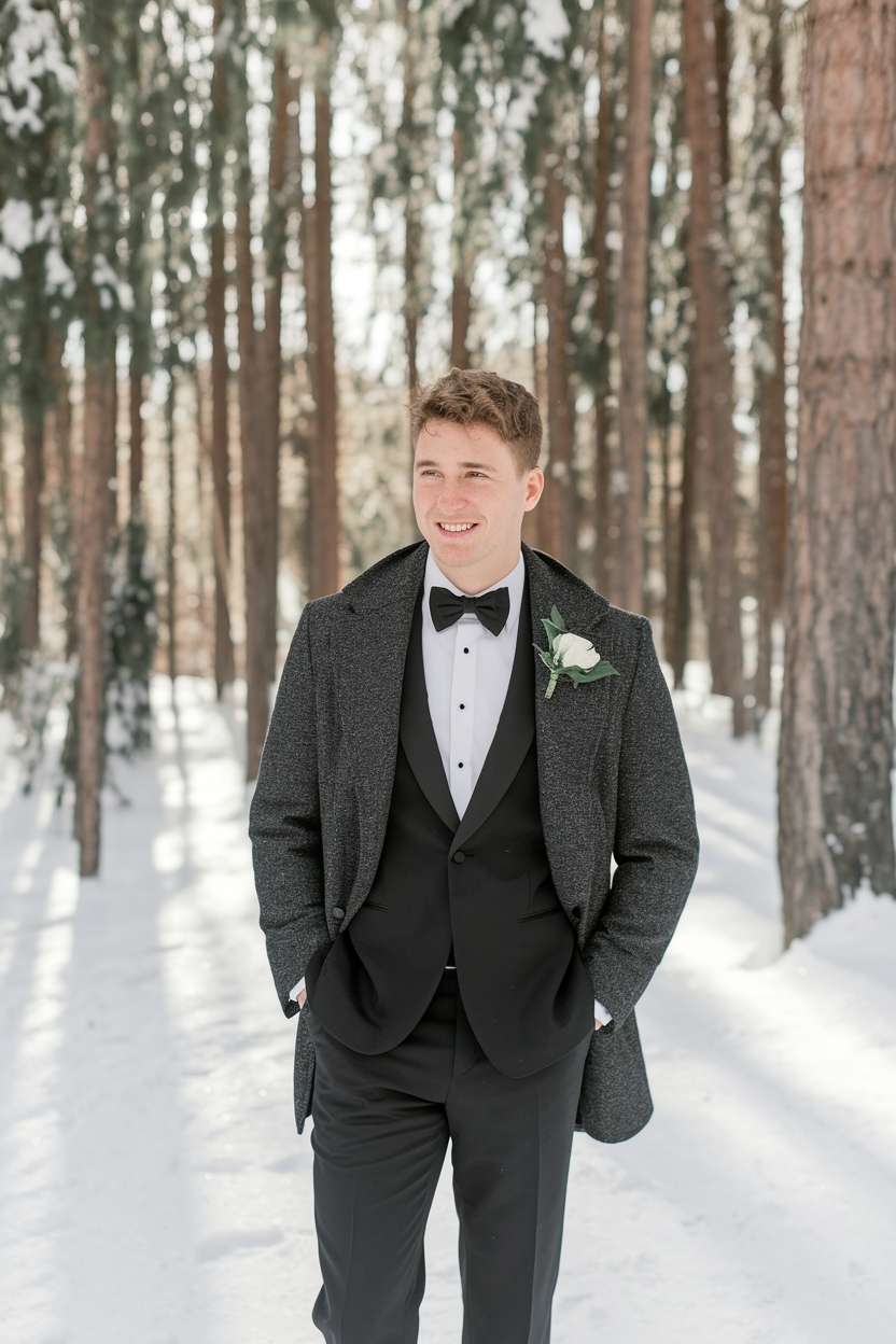 Winter Wedding Guest Outfit Men: Sophisticated Styles outfit idea