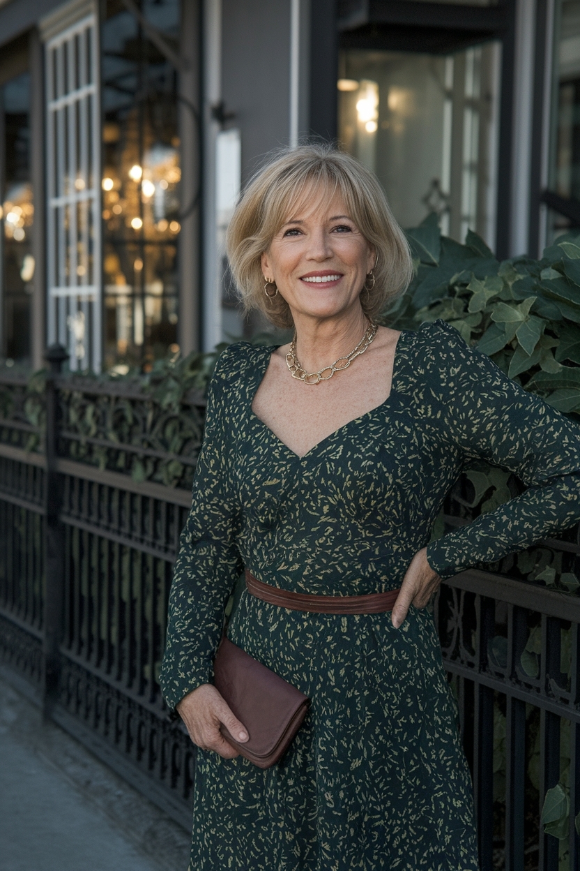 Women Over 40 Night Out Outfit: Glam and Classy Styles outfit idea