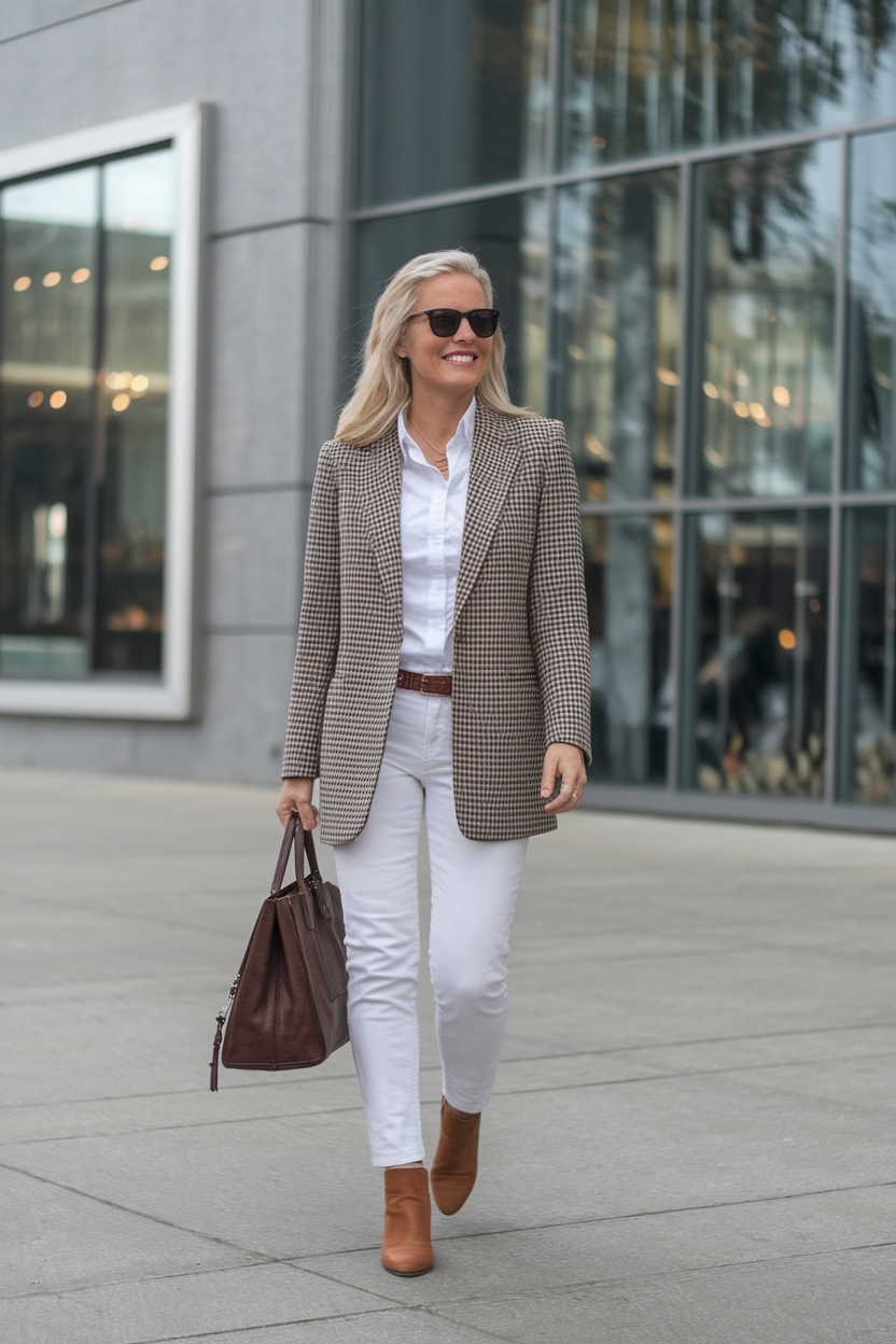Work Casual Outfits for Women Over 40 for the Office outfit idea