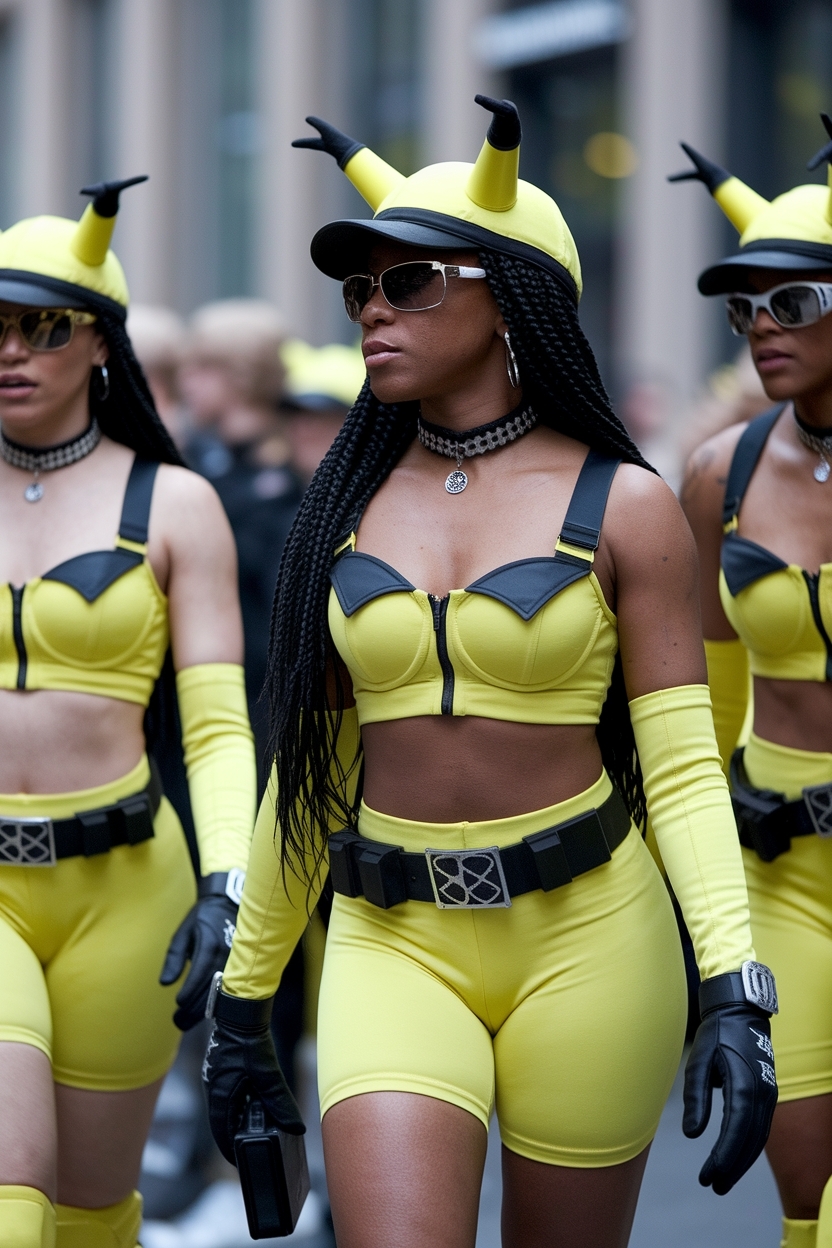 Yellow Baddie Outfits Black Women to Brighten Your Wardrobe outfit idea