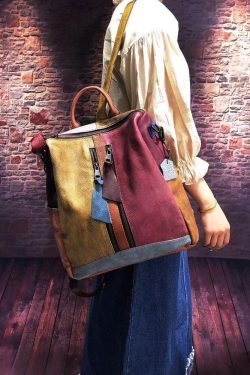2025 Fashion Retro Handbag Backpack Genuine Leather Female Bag