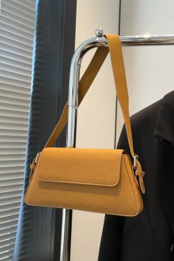 2025 New Autumn And Winter Stylish Purple Suede Hobo Bag