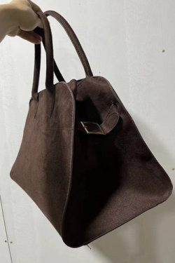 2025 New Brown Large Capacity Capacity Handbag