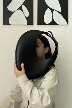 2025 New Brown Versatile Oval Large Capacity Shoulder Bag