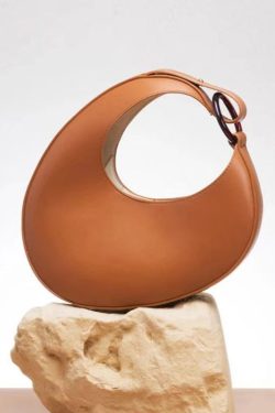 2025 New Brown Versatile Oval Large Capacity Shoulder Bag