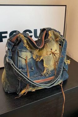 2025 New Casual Denim Large Capacity Shoulder Bag