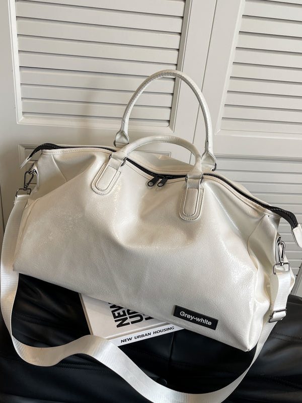 2025 New Green Large Capacity Faux Leather Tote Handbag