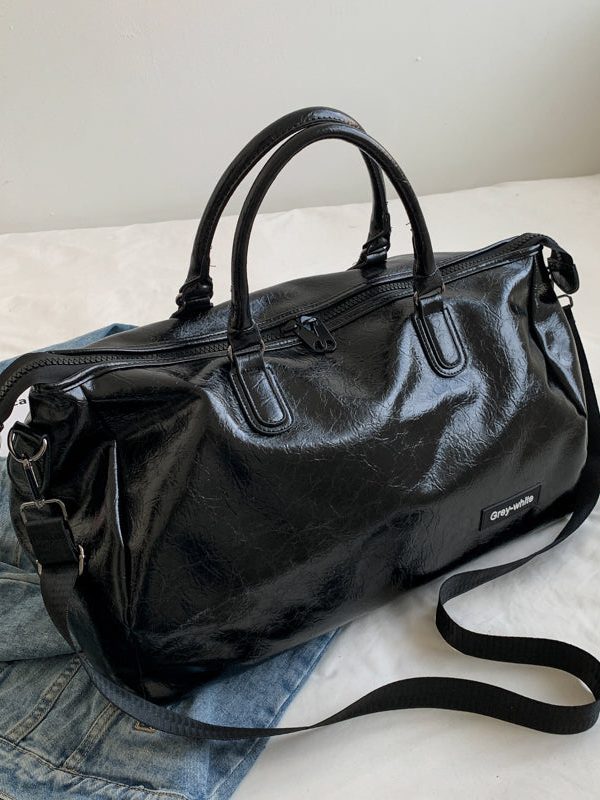2025 New Green Large Capacity Faux Leather Tote Handbag
