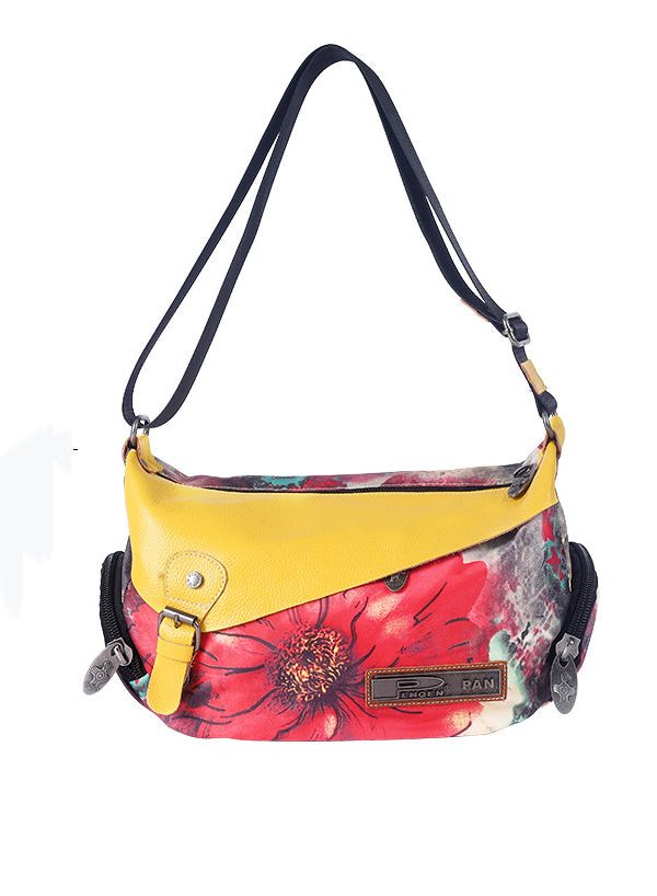 2025 New Large Capacity Original Ethnic Style Printed Fabric Bag