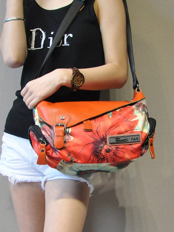 2025 New Large Capacity Original Ethnic Style Printed Fabric Bag