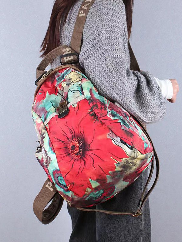 2025 New Leisure Travel Printed One Shoulder Crossbody Bag