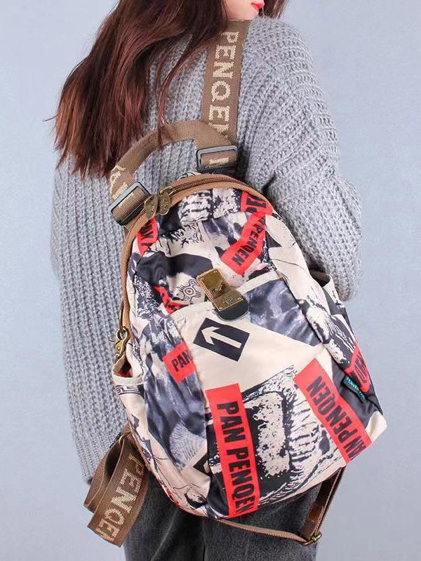 2025 New Leisure Travel Printed One Shoulder Crossbody Bag