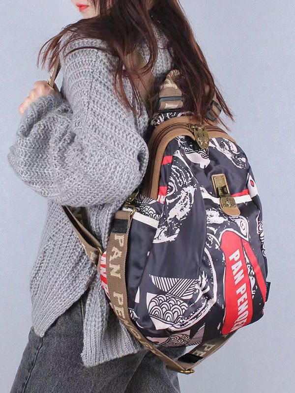 2025 New Leisure Travel Printed One Shoulder Crossbody Bag