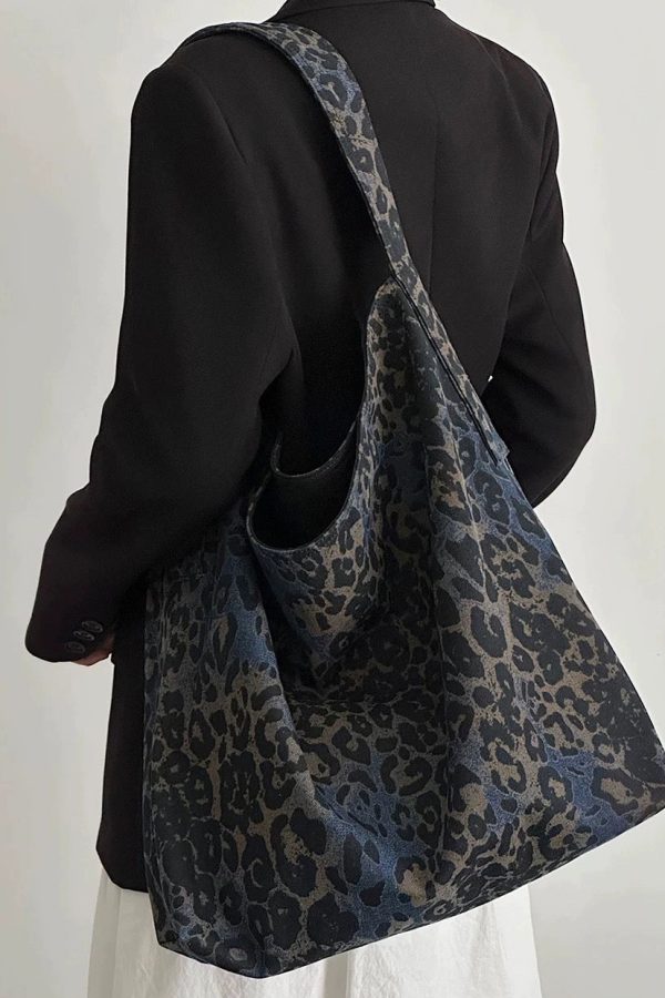2025 New Leopard Print Large Capacity Shoulder Bag