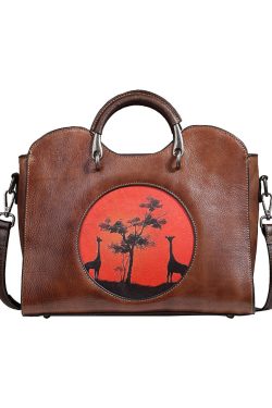 2025 New Retro Coffee Embossed  Faux Leather Tote CrossBody Handbag