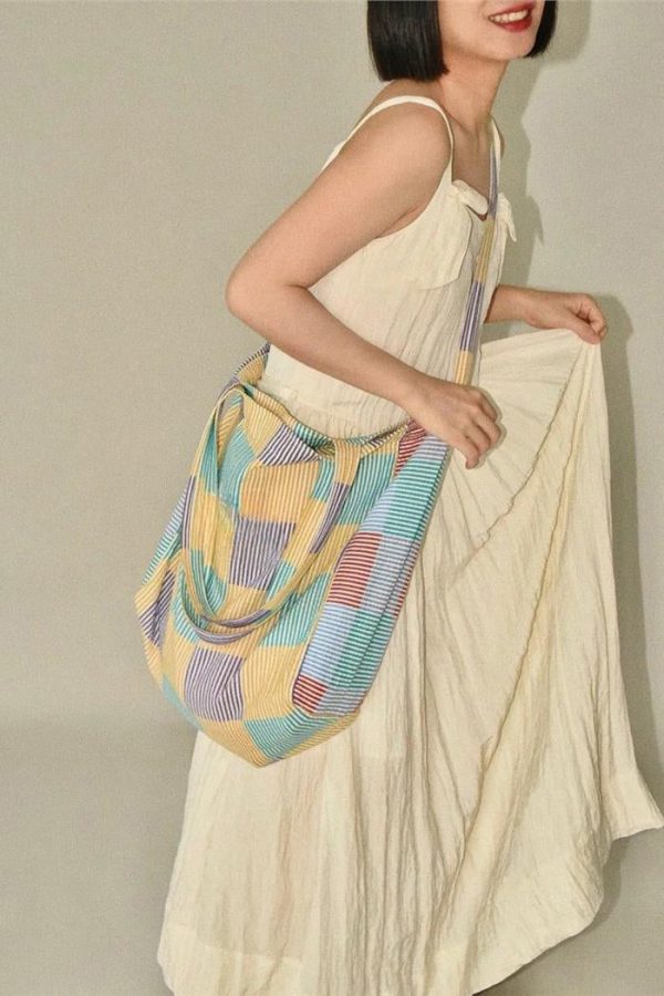 2025 Vacation Style Large Capacity Canvas Shoulder Crossbody Bag