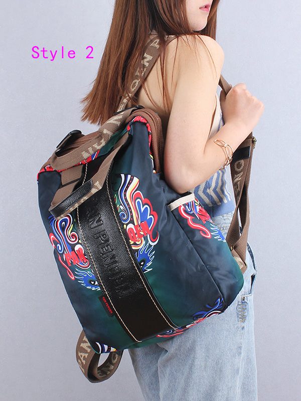2025 Versatile Large Capacity Travel Printed Shoulder Backpack
