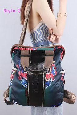2025 Versatile Large Capacity Travel Printed Shoulder Backpack