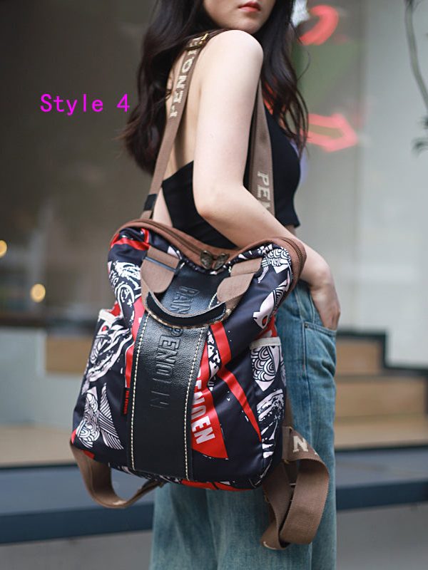 2025 Versatile Large Capacity Travel Printed Shoulder Backpack