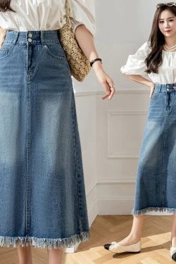 A-Line Midi Skirt