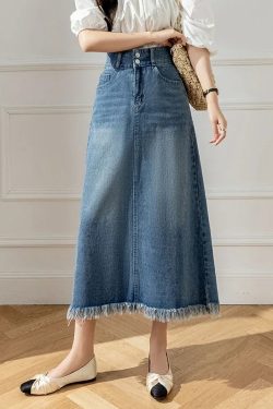 A-Line Midi Skirt