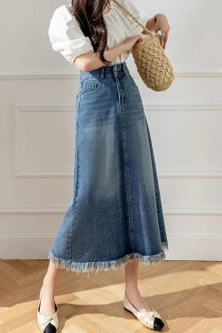 A-Line Midi Skirt