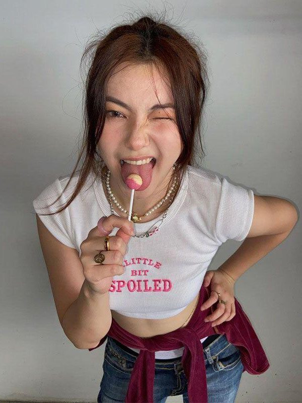 A Little Bit Spoiled Crop Top