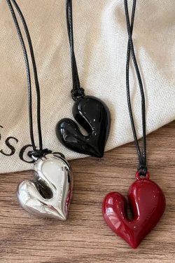 Abstract Heart Necklace