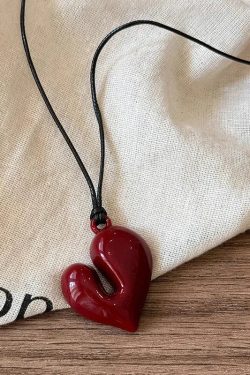 Abstract Heart Necklace