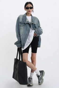 Acubi Asymmetrical Denim Jacket