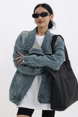 Acubi Asymmetrical Denim Jacket