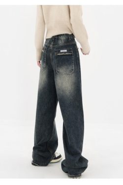 Acubi Wide Leg Dark Jeans