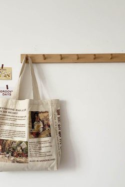 Alice in Wonderland Cloth Bag