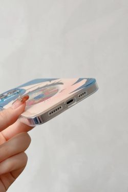 Anime Girl Glitter Phone Case