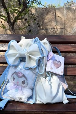 Anime-Inspired Drawstring Ita Bag for Plush Dolls