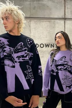 Anime Knitted Sweater