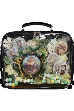 Anime Rose Ribbon Decoration for Ita Bags