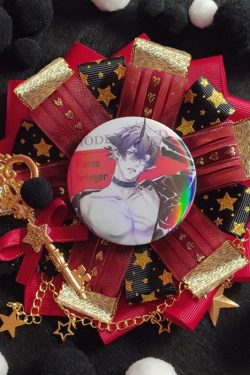 Anime Rose Ribbon Decoration for Ita Bags