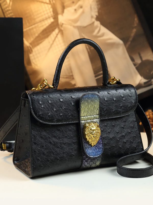 Art Purple Solid Durable Faux Leather Versatile Satchel Handbag