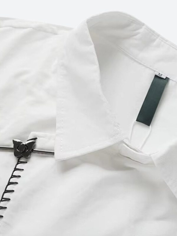 Artsy White Shirt