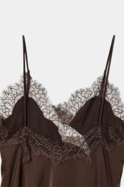 Asymmetrical Lace Mini Dress