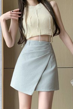Asymmetrical Mini Skirt