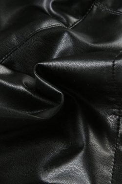 Baddie Faux Leather Crop Top