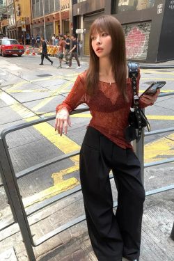 Baddie Lace Sheer Top