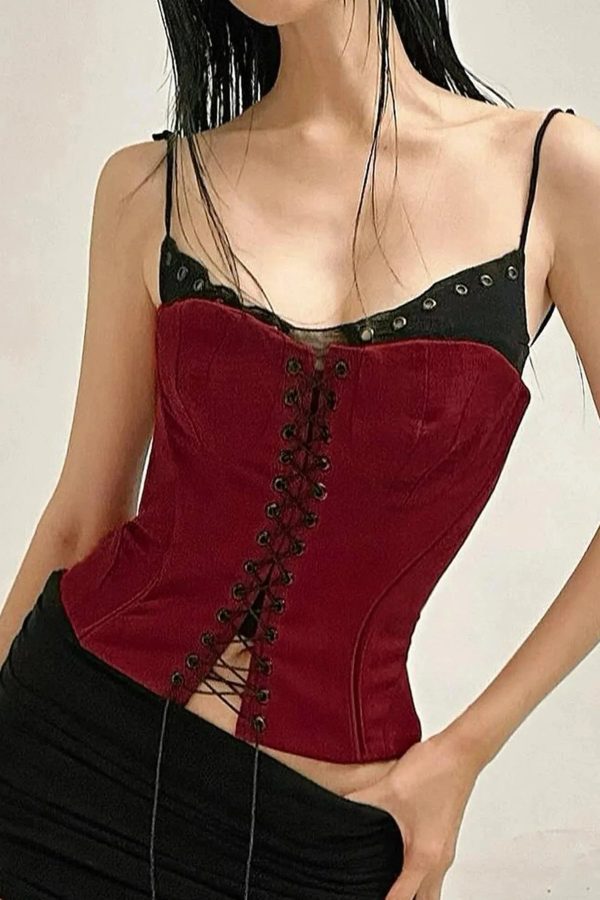 Baddie Layered Corset Top