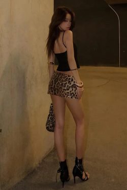 Baddie Leopard Top