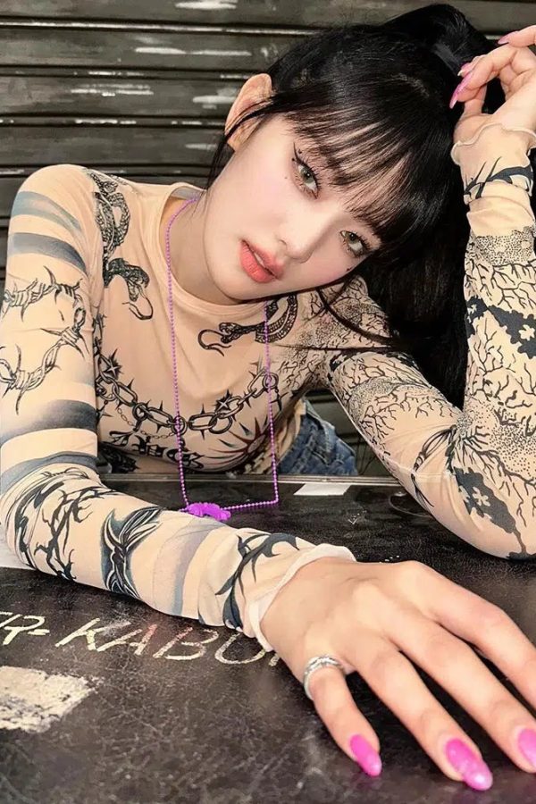 Baddie Mesh Tattoo Top